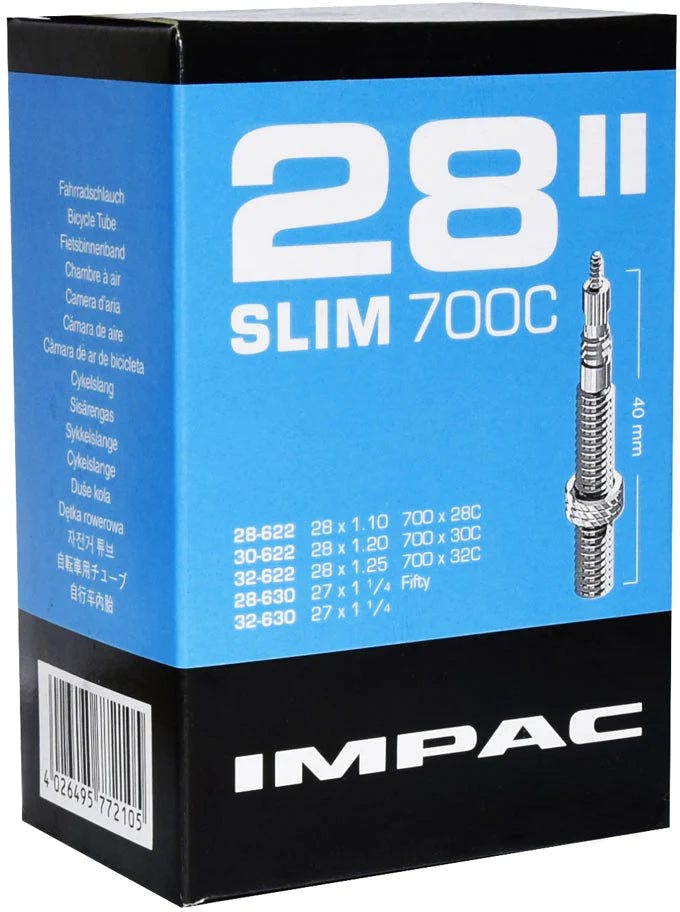 Impac 28" Presta Slim 700c (28-32c) - impac-sv28-slim-700c-inner-tubes_33085