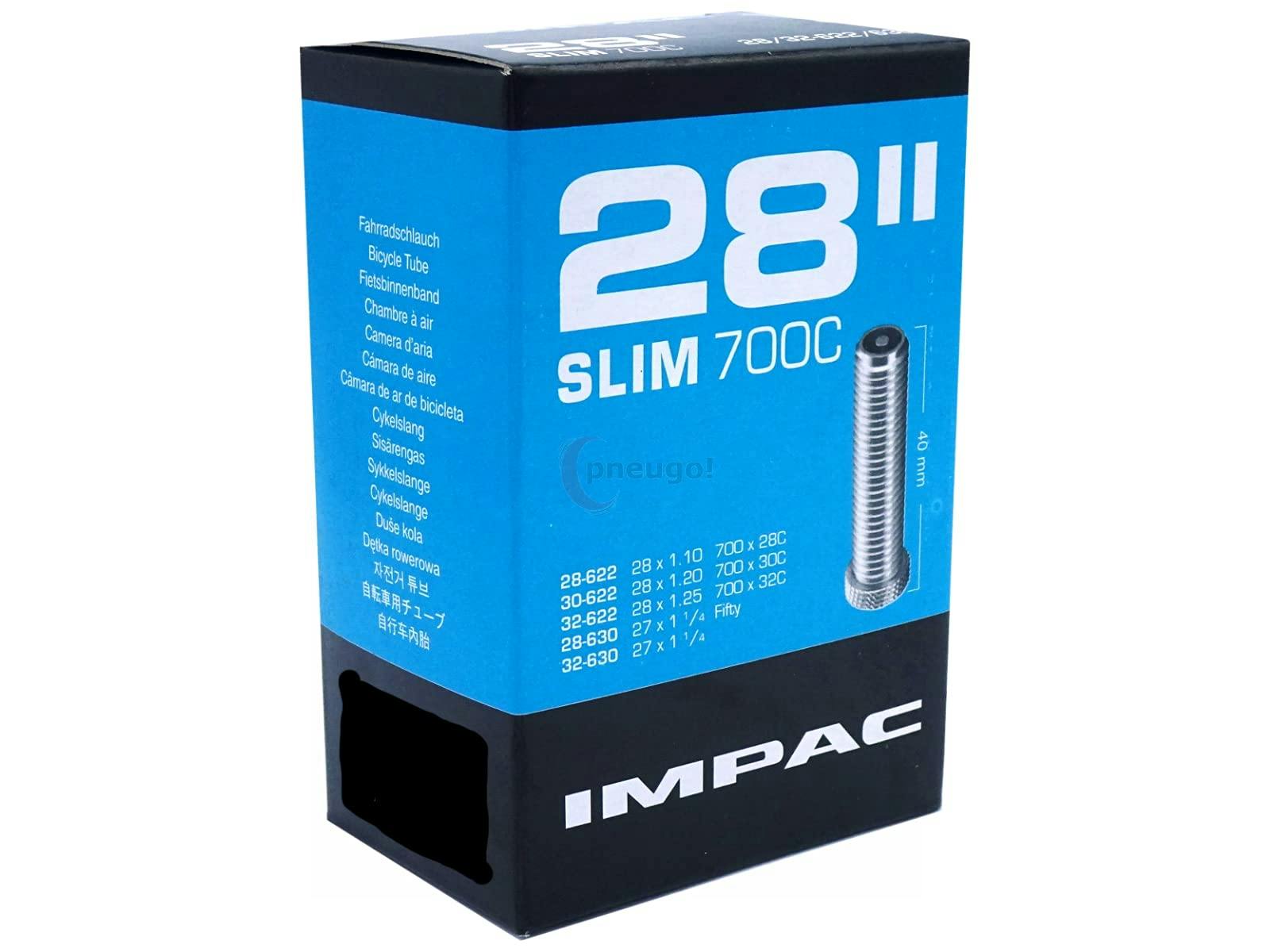Impac 28" Schrader Slim 700C (28-32c) - 610nD31RdrS