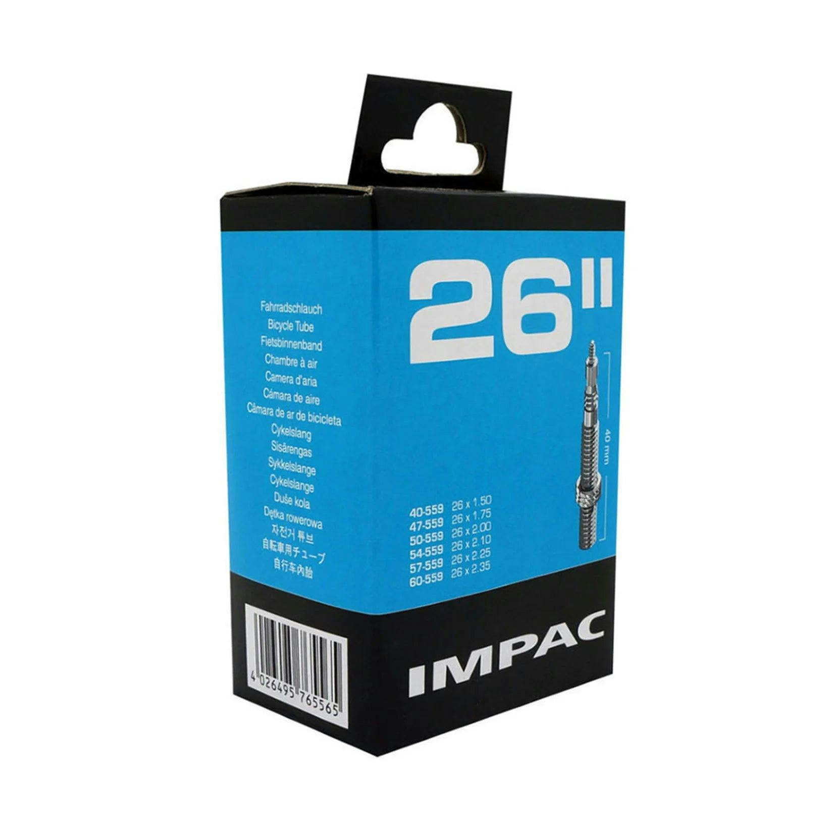 Impac 26" Presta (1.5x2.35) - impac-tubes-26-presta-valve